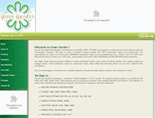 Tablet Screenshot of greengarden.com.pk